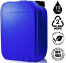10L Jerrycan Stackable Container + Lid - UN Approved - Food Grade - Blue