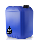 10L Jerrycan Stackable Container + Lid - UN Approved - Food Grade - Blue