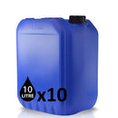 10L Jerrycan Stackable Container + Lid - UN Approved - Food Grade - Blue