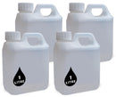 1L Litre Plastic Jerry Can Natural + Cap