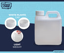 1L Litre Plastic Jerry Can Natural + Cap