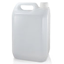 5L Litre Plastic Jerry Can Natural + Cap