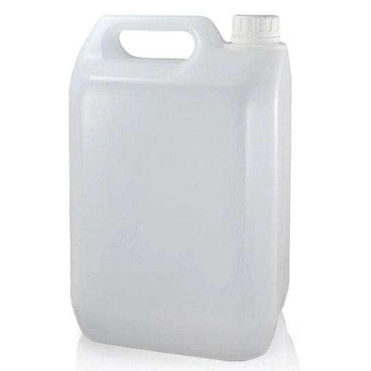 5L Litre Plastic Jerry Can Natural + Cap