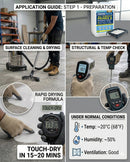 PrimeMate All Surface Waterproof Primer & Bonding Agent for Bathroom Kitchen Tiles Walls Floors APEO Free - Prime Stabilise Seal & Prep - Suitable for Sand/Cement Screed Concrete Bitumen & More