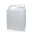 1L Litre Plastic Jerry Can Natural + Cap