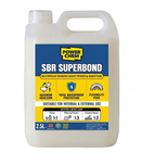 SBR Bonding Agent & Waterproof Admixture - 4-in-1 Concrete Sealer, Plaster Primer & Mortar Additive for External Render, Floor Screed, Damp Proofing & Crack Prevention