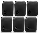 20L Jerrycan Stackable Container + Lid + Visi Strip - UN Approved - Food Grade - BLACK