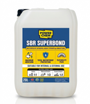 SBR Bonding Agent & Waterproof Admixture - 4-in-1 Concrete Sealer, Plaster Primer & Mortar Additive for External Render, Floor Screed, Damp Proofing & Crack Prevention