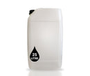 25L ANTI GLUG Stackable Container Jerrycan + Lid - UN Approved - Food Grade - Natural