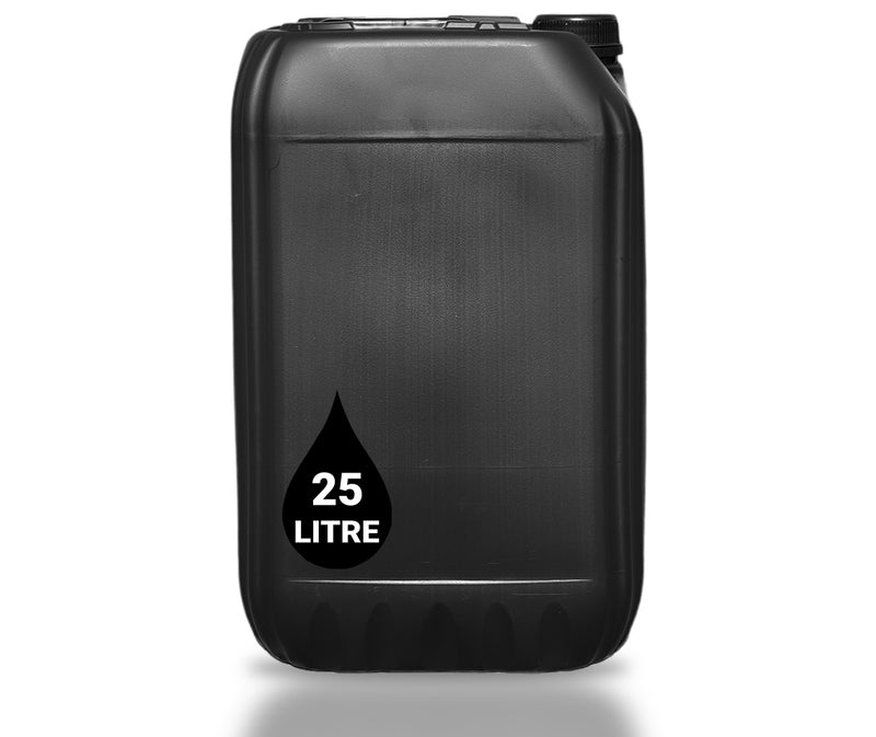 25L Jerrycan Stackable Container + Lid - UN Approved - Food Grade - Black