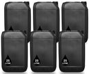 25L Jerrycan Stackable Container + Lid - UN Approved - Food Grade - Black