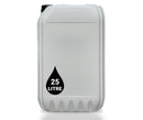 25L Jerrycan Stackable Container + Lid - UN Approved - Food Grade - White