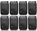 8 x 25L Jerrycan Stackable Container + Lid - UN Approved - Food Grade - Black