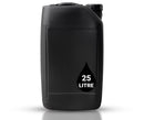 25L ANTI GLUG Stackable Container Jerrycan + Lid - UN Approved - Food Grade - Black