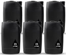 25L ANTI GLUG Stackable Container Jerrycan + Lid - UN Approved - Food Grade - Black