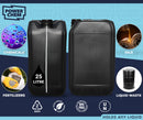 25L Jerrycan Stackable Container + Lid - UN Approved - Food Grade -  Black
