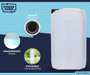 25L Jerrycan Stackable Container + Lid - UN Approved - Food Grade - Natural