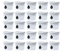 3L Plastic Round Bucket + Lid + Plastic Handle - Multi Purpose - Food Grade - PP5 - WHITE
