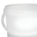 5L Plastic Bucket + Lid + Handle CLEAR