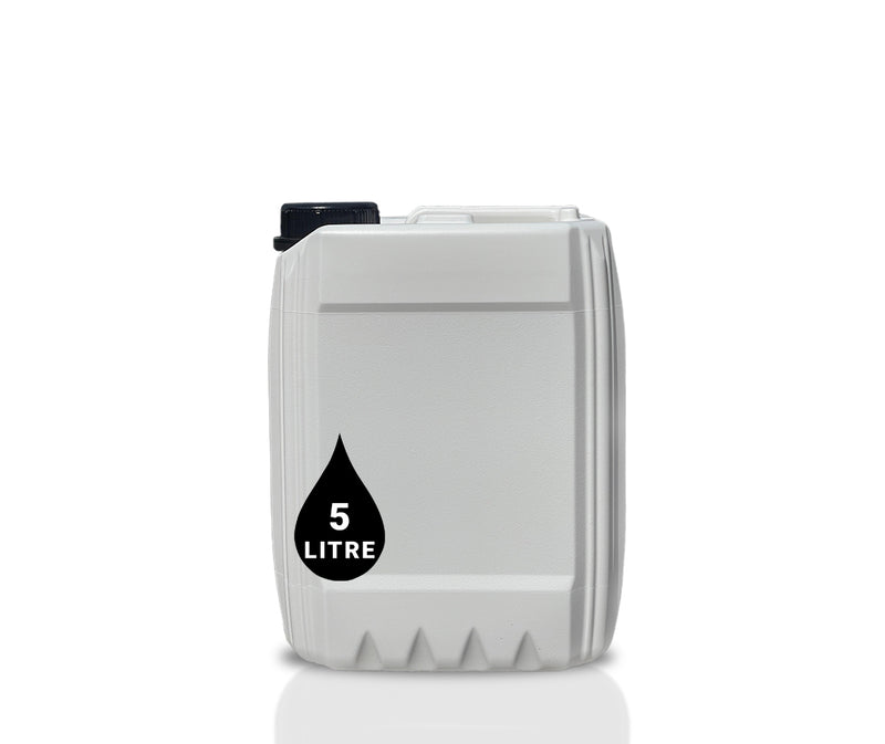 5L Jerrycan Stackable Container + Lid - UN Approved - Food Grade - WHITE