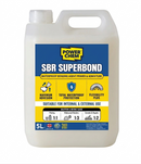 SBR Bonding Agent & Waterproof Admixture - 4-in-1 Concrete Sealer, Plaster Primer & Mortar Additive for External Render, Floor Screed, Damp Proofing & Crack Prevention