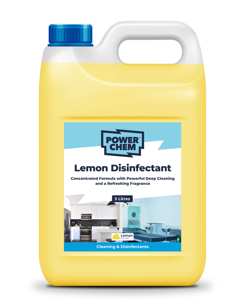 Lemon Disinfectant - All Purpose Multi Surface - Antibacterial - Antiviral - EN1276