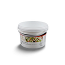 3L Plastic Round Bucket + Lid + Plastic Handle - Multi Purpose - Food Grade - PP5 - WHITE