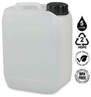 5L Jerrycan Stackable Container + Lid - UN Approved - Food Grade - Natural