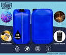 4 x 25L LITRE PLASTIC WATER CONTAINER CARRIER FOOD DRUM JERRYCAN JERRICAN BLUE