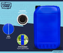 25L Jerrycan Stackable Container + Lid - UN Approved - Food Grade - Blue