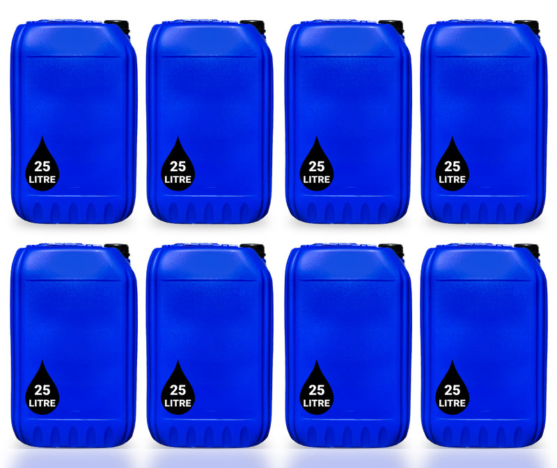 25L Jerrycan Stackable Container + Lid - UN Approved - Food Grade - Blue