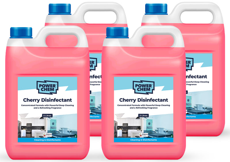 Cherry Disinfectant - All Purpose Multi Surface - Antibacterial - Antiviral - EN1276