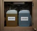 2 x 25L Plastic JERRY CAN for Water & Chemicals Storage Container – UN Certified Food Grade Stackable with Tamper-Evident Cap, Ideal for Outdoor Camping Emergency and Industrial Use