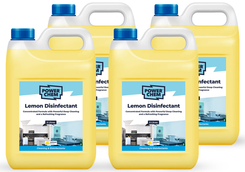 Lemon Disinfectant - All Purpose Multi Surface - Antibacterial - Antiviral - EN1276