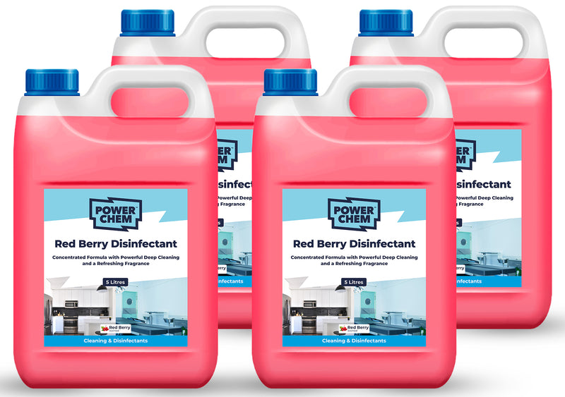 Red Berry Disinfectant - All Purpose Multi Surface - Antibacterial - Antiviral - EN1276