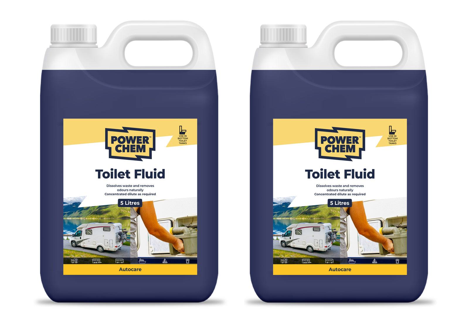 FLOOSH! Chemical Toilet Fluid - for Cassette Toilets - Use in Motorhom