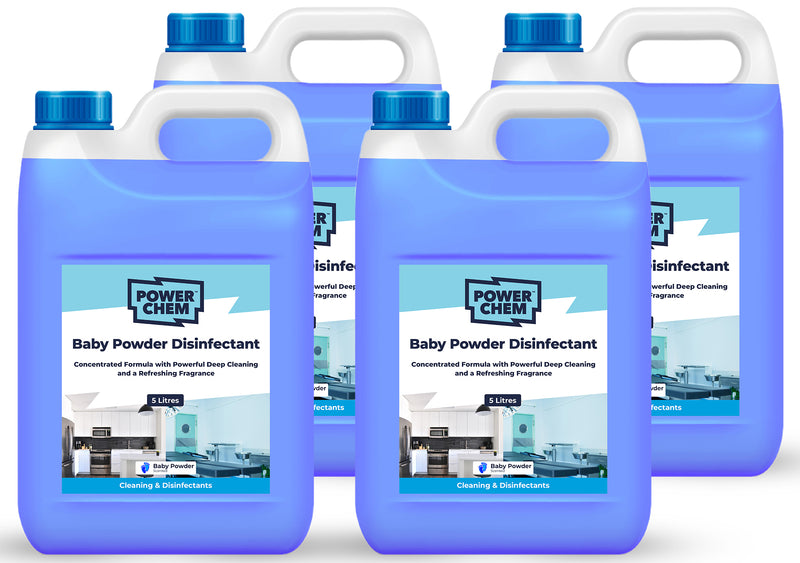 Baby Powder Disinfectant - All Purpose Multi Surface - Antibacterial - Antiviral - EN1276