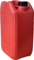 25L ANTI GLUG Stackable Container Jerrycan + Lid - UN Approved - Food Grade - Red