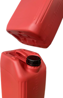 25L ANTI GLUG Stackable Container Jerrycan + Lid - UN Approved - Food Grade - Red