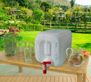 25L Jerrycan Stackable Container + Tap Cap - UN Approved - Food Grade - Natural